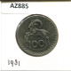 100 MILS 1981 CHIPRE CYPRUS Moneda #AZ885.E.A - Chypre