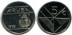 5 CENTS 1992 ARUBA Coin (From BU Mint Set) #AH113.U.A - Aruba