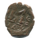 FOLLIS Authentique ORIGINAL Antique BYZANTIN Pièce 3.6g/21mm #AB391.9.F.A - Byzantinische Münzen