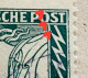 AUTRICHE 1917 Timbre Journal - Mercure - Vert Sur Jaune, RARE DÉFAUT - Oblitérés