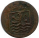 1745 ZEALAND VOC DUIT INDES NÉERLANDAIS NETHERLANDS Koloniale Münze #VOC1472.11.F.A - Niederländisch-Indien