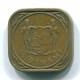 5 CENTS 1972 SURINAME Netherlands Nickel-Brass Colonial Coin #S12942.U.A - Surinam 1975 - ...