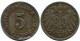 5 PFENNIG 1908 J GERMANY Coin #DB166.U.A - 5 Pfennig