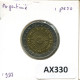 1 PESO 1995 ARGENTINIEN ARGENTINA BIMETALLIC Münze #AX330.D.A - Argentina