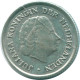 1/10 GULDEN 1966 NIEDERLÄNDISCHE ANTILLEN SILBER Koloniale Münze #NL12707.3.D.A - Nederlandse Antillen