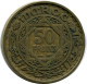 50 CENTIMES ND 1921 MOROCCO Yusuf Münze #AH632.3.D.A - Morocco