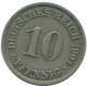 10 PFENNIG 1901 A ALLEMAGNE Pièce GERMANY #AE536.F.A - 10 Pfennig
