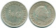 1/4 GULDEN 1957 NIEDERLÄNDISCHE ANTILLEN SILBER Koloniale Münze #NL10971.4.D.A - Nederlandse Antillen