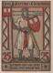 25 PFENNIG 1922 Stadt EISENACH Thuringia UNC DEUTSCHLAND Notgeld Banknote #PB126 - [11] Emisiones Locales
