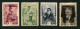 Russia 1935 Mi 532-535  MNH ** Dif. Shades - Nuevos