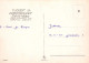 FELIZ CUMPLEAÑOS 10 Año De Edad CHICA NIÑOS Vintage Tarjeta Postal CPSM #PBT977.A - Anniversaire