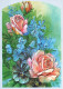 FLOWERS Vintage Postcard CPSM #PAS062.GB - Fleurs