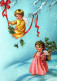 ANGEL CHRISTMAS Holidays Vintage Postcard CPSM #PAH907.GB - Anges