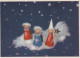 ÁNGEL Feliz Año Navidad Vintage Tarjeta Postal CPSM #PAS727.ES - Anges