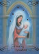Virgen Mary Madonna Baby JESUS Religion Christianity Vintage Postcard CPSM #PBA632.GB - Vierge Marie & Madones