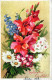 FLEURS Vintage Carte Postale CPA #PKE707.FR - Blumen