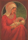 Vierge Marie Madone Bébé JÉSUS Religion Vintage Carte Postale CPSM #PBQ154.FR - Vierge Marie & Madones