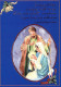 Vierge Marie Madone Bébé JÉSUS Noël Religion Vintage Carte Postale CPSM #PBB866.FR - Vierge Marie & Madones