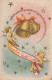 ENGEL Weihnachten Vintage Ansichtskarte Postkarte CPSMPF #PKD755.DE - Engel