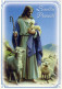 CRISTO SANTO Cristianesimo Religione Vintage Cartolina CPSM #PBP771.IT - Jésus