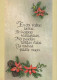 Buon Anno Natale Vintage Cartolina CPSM #PAV298.IT - Anno Nuovo