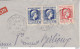 Fixe Algérie Marcophilie Alger Bab El Oued 19 Avril 1945 Pour France Par Avion Envoi Anis Gras Anisette - Lettres & Documents