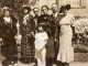 PHOTO SNAPSHOT 1930 Cannes Institution Sainte-Marie, Femme, Bien Habillée, élégante Chapeau, Enfants, En Blanc, Homme - Personas Anónimos