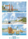 Belle Ile En Mer  Illustration Aquarelle 5 Cartes - Hedendaags (vanaf 1950)