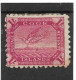 COOK ISLANDS 1902 1s DEEP CARMINE SG 36 PERF 11 MOUNTED MINT TOP VALUE OF THE SET WMK INVERTED Cat £65 - Cookeilanden