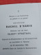 Doodsprentje Rachel D'Hanis / Waasmunster 22/1/1912 Hamme 23/9/1995 ( Gilbert Straetman ) - Religione & Esoterismo