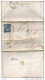 1865 LETTERA CON ANNULLO GIARDINI  MESSINA - Marcophilie