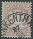 BAYERN 26X O, 1870, 12 Kr. Dunkelbraunpurpur, Wz. Enge Rauten, Segmentstempel FRANKENTHAL, Kabinett, Fotoattest Bühler - Oblitérés