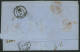 HAMBURG - THURN UND TAXISCHES O.P.A. 1858, HAMBURG TH & T, K1 Auf Reco-Brief Nach Bordeaux, Diverse Nebenstpl., Mit CHAR - Préphilatélie