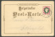 HELGOLAND 13b BRIEF, 1890, 5 Pf. Lebhaftlilakarmin, Einzelfrankatur Auf Gruss Aus...- Karte Mit K1 HELGOLAND B 10.8.90 N - Helgoland