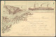 HELGOLAND 13b BRIEF, 1890, 5 Pf. Lebhaftlilakarmin, Einzelfrankatur Auf Gruss Aus...- Karte Mit K1 HELGOLAND B 10.8.90 N - Heligoland