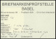 PREUSSEN 1,3 BrfStk, 1850, 1/2 Sgr. Rotorange (rechts Leicht Angeschnitten) Mit Breitrandiger 2 Sgr. Schwarz Auf Blau Au - Autres & Non Classés
