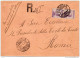 1923  LETTERA RACCOMANDATA CON ANNULLO  MAMMOLA  REGGIO CALABRIA - Storia Postale