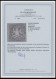 WÜRTTEMBERG 42a O, 1873, 70 Kr. Braunlila, Bogenfeld 3, Kleine Rückseitige, Teils Hinterlegte Schürfungen Sonst Farbfris - Autres & Non Classés