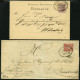 BAHNPOST Rheine-Emden (Zug 55 (2x),153 (2x) Und 154), 1886-1894, 5 Belege Feinst - Macchine Per Obliterare (EMA)