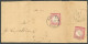 Dt. Reich 25 BRIEF, 1872, 3 Kr. Rotkarmin, 2-mal Auf Doppelt Verwendetem Brief Mit K1 RASTATT Und K1 KORK 31.12.74 Vom L - Other & Unclassified