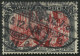 Dt. Reich 97AIM O, 1905, 5 M. Ministerdruck, Rahmen Dunkelgelbocker Quarzend, Pracht, Fotoattest Jäschke, Mi. 2000.- - Oblitérés