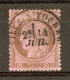 1873 - Cérès Gros Chiffres 10c.brun-rose - Càd - YT 54 (cote 15€) - 1871-1875 Ceres