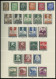 SAMMLUNGEN O, 1933-45, Bis Auf Chicagofahrt, Block 2 Und 3 In Den Hauptnummern Komplette Sammlung Bis 1944 Im Falzlosalb - Other & Unclassified