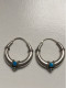 Boucles D'oreilles  En Argent Massif . - Boucles D'oreilles