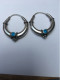 Boucles D'oreilles  En Argent Massif . - Boucles D'oreilles