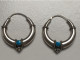 Boucles D'oreilles  En Argent Massif . - Boucles D'oreilles