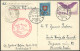 ZULEITUNGSPOST 57J BRIEF, Schweiz: 1930, Südamerikafahrt, Abwurf Praia, Prachtkarte - Airmail & Zeppelin