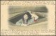 DP CHINA 17 BRIEF, 1905, 10 Pf. Reichspost Auf Ansichtskarte Mit Stempel SHANGHAI DP B Nach Belgien, Pracht - Deutsche Post In China