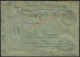 DT. FP IM BALTIKUM 1914/18 DEUTSCHE FELDPOST 689 A, 6.2.18, Auf Eil-Wertbrief über 50.- Mark Nach Berlin-Charlottenburg, - Latvia