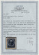 SAARGEBIET 30III BrfStk, 1920, 5 M. Bayern-Sarre Mit Abart Fetter Kontrollstrich, Prachtbriefstück, Fotoattest Burger, M - Andere & Zonder Classificatie
